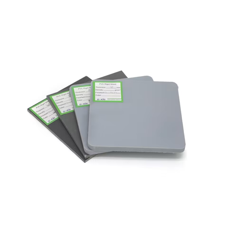 Серый лист ПВХ