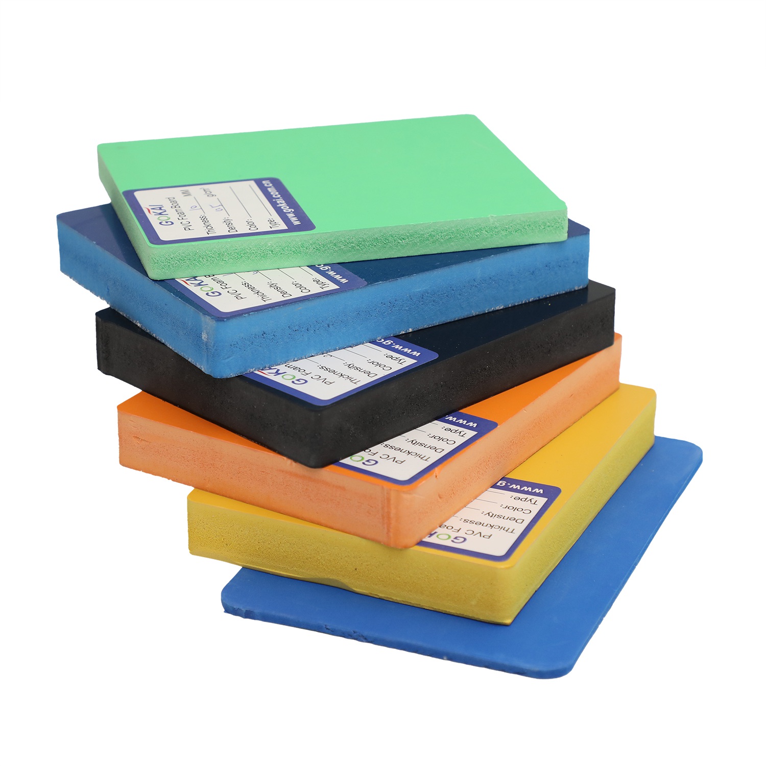 Цветная пенопластовая доска из ПВХ 