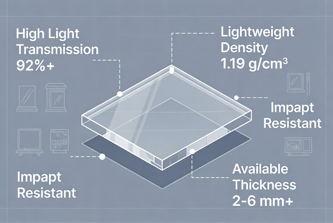 Обзор технических свойств акриловых листов