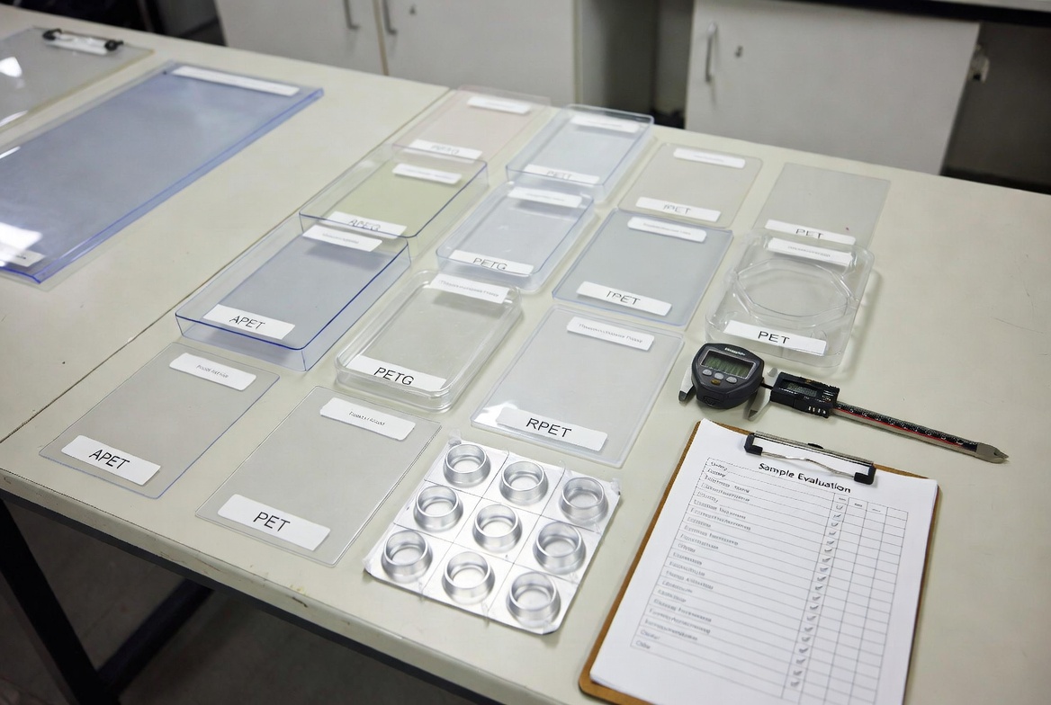 PET Sheet Samples And Thermoforming Evaluation.jpg