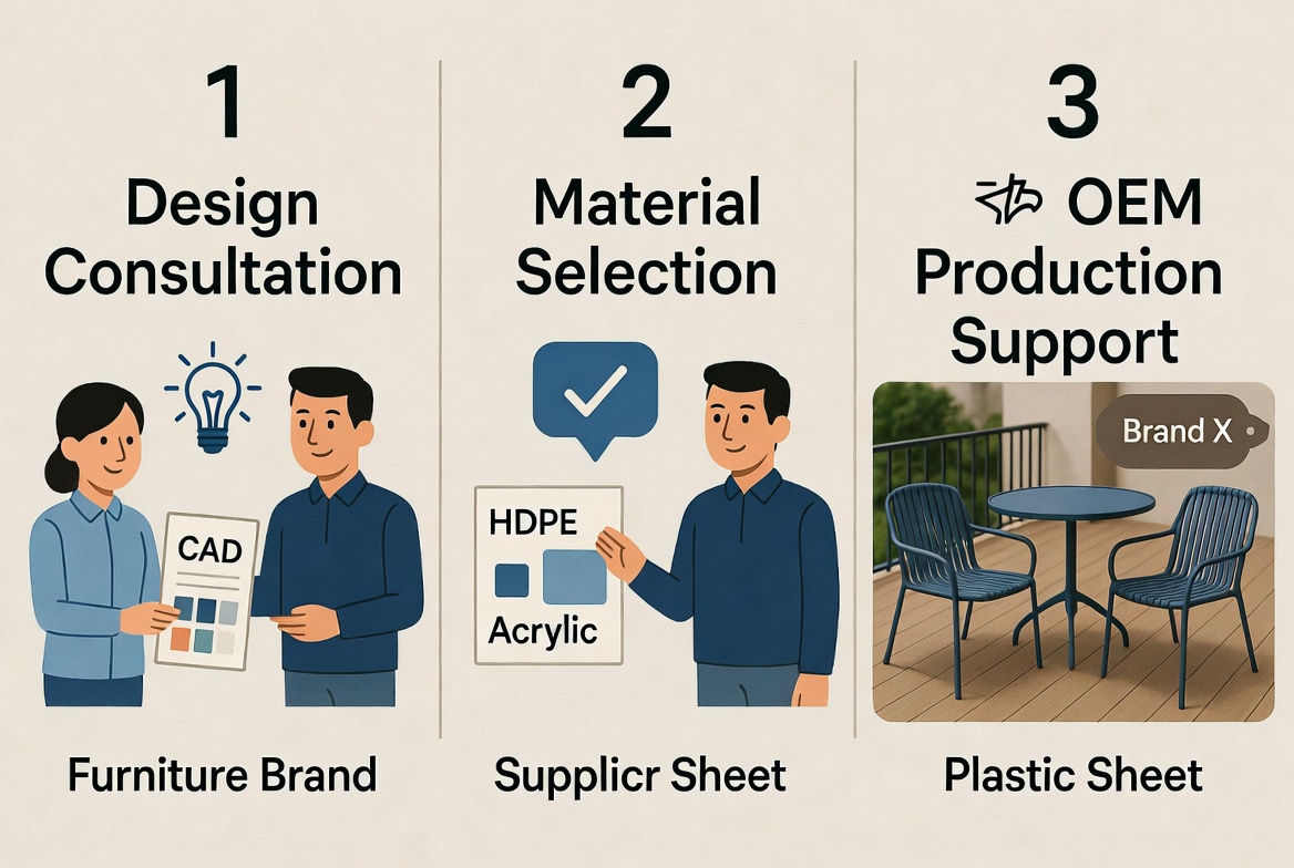 OEM-партнер по материалам для уличной мебели