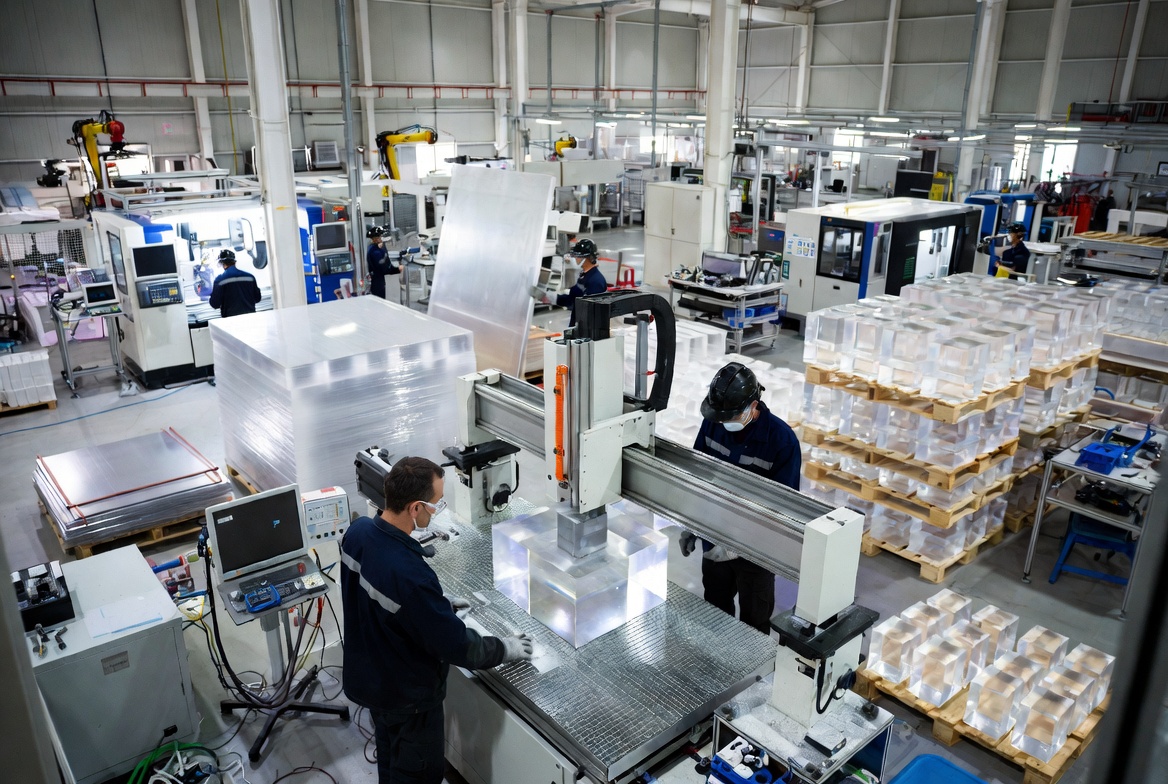 Производство и обработка акриловых блоков OEM